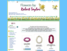 Tablet Screenshot of flowersbyroberttaylor.com